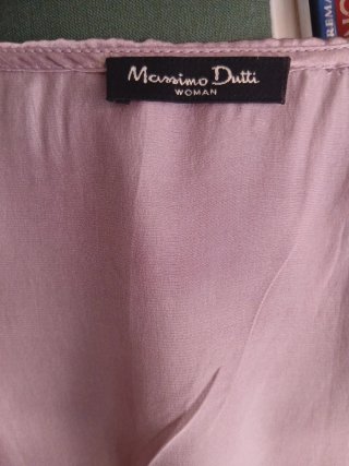 Blusa Massimo Dutti Talla S Rosa