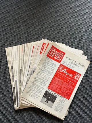 Lote 24 Revistas Amposta (1980-1981) Impecables