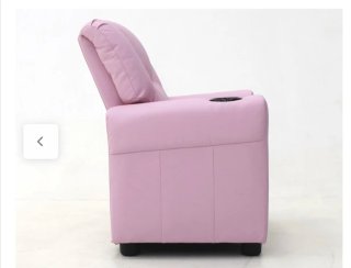 Mini sillón reclinable rosa
