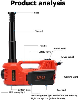 NUEVO! (89€) Gato Eléctrico 12V 5 Toneladas