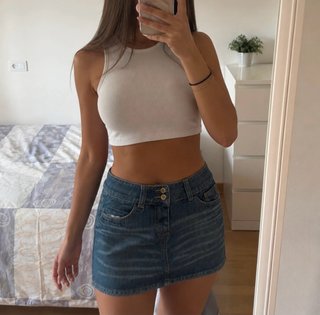 Falda vaquera mini Sfera Talla 38