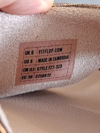FitFlop Lulu Shimmerlux Sandalias Talla 39