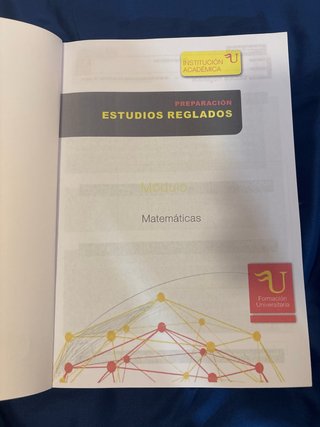 Libro de matemáticas de formación universitaria