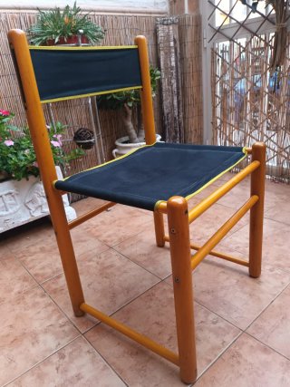 Silla Safari Vintage 70s Estilo Scarpa