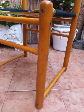 Silla Safari Vintage 70s Estilo Scarpa