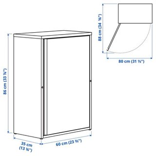 Mueble Almacenaje Azul Metálico Ikea