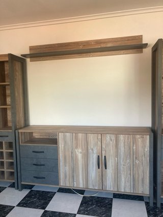 Mueble modular estilo industrial