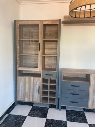 Mueble modular estilo industrial