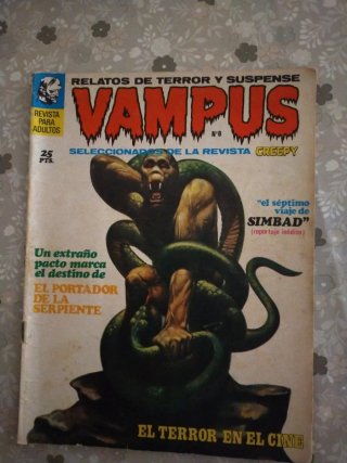 Lote de cómics de terror antiguos
