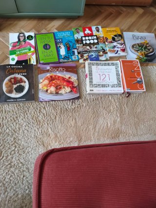 Lote libros de cocina