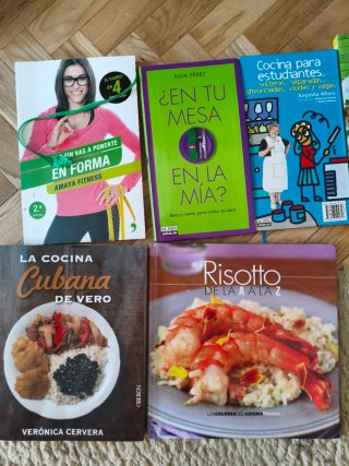 Lote libros de cocina