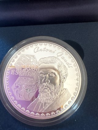 Moneda Conmemorativa Parque Güell Gaudí 10 Euro