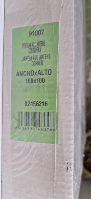 Ventana corredera aluminio