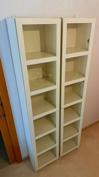 2 Vitrinas Cristal IKEA Blancas