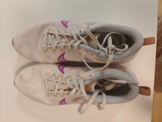 Zapatillas Nike Running Mujer Blancas Rosas