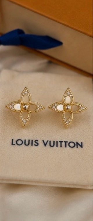 Orecchini Louis Vuitton Flore Oro