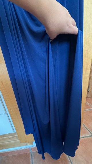 Vestido Asimétrico Gala Azul