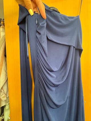 Vestido Asimétrico Gala Azul
