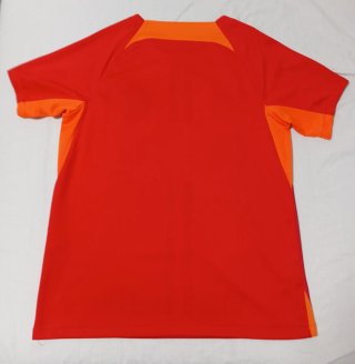 Camiseta Nike Futbol Roja y Naranja