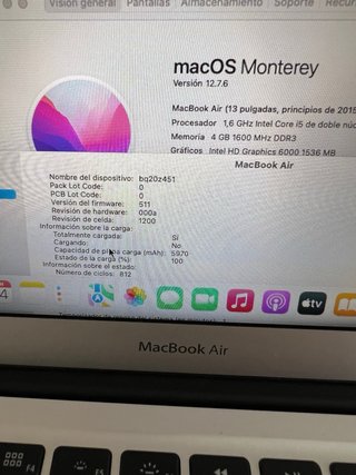 MacBook Air 13 i5 Nuevo