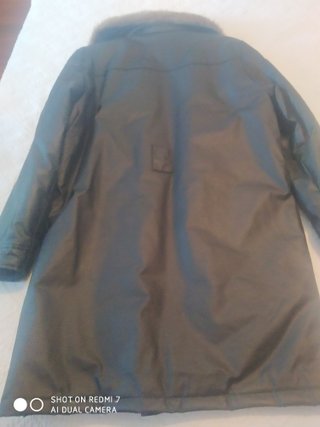 Abrigo RG 512 Negro Cuello Pelo
