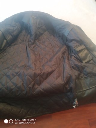 Abrigo RG 512 Negro Cuello Pelo