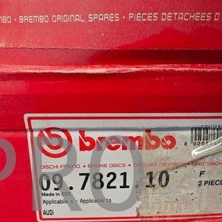 JUEGO DISCOS FRENO DELANTEROS AUDI NUEVO 09782110