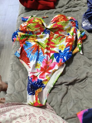 Bañador estampado floral