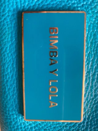 Bolso de piel Bimba y Lola azul turquesa