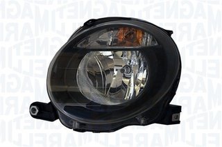 Faro Regulacion De Alcance De Luces Nterior Negro (Magneti Marelli) (Modelo 09-) para Fiat 500 2007