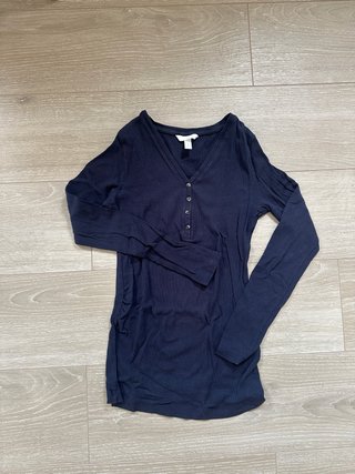 Camiseta premamá manga larga