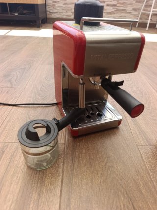 Cafetera Vital Espresso Roja