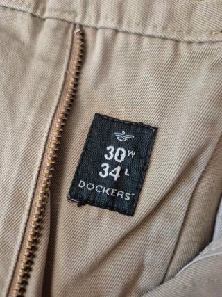 Pantalón Chino Dockers Khaki Regular Fit Talla 40