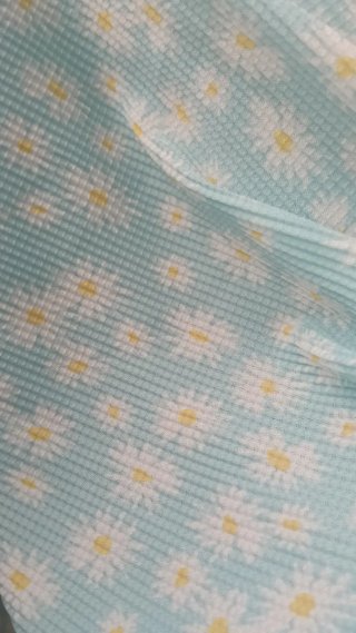 Vestito Zara celeste fiori margherite