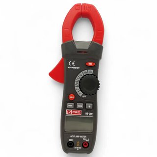 PINZA AMPERIMETRICA DIGITAL RS PRO RS380 + ESTUCHE Y ACESSORIOS