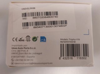 Luz de emergencia V16 GEOLOCALIZABLE/IoT