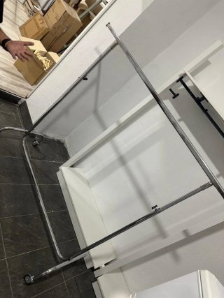 Estanterías de aluminio blanco  Tienda Ropa 5000PV