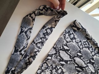 Vestito donna fantasia pitone