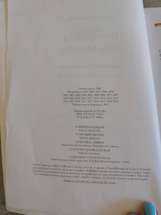 Libro Don Quijote de la Mancha