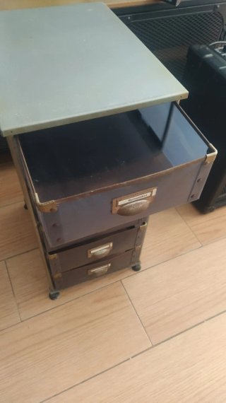Cajonera estilo industrial