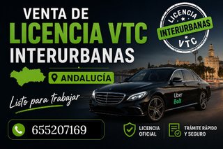 Licencia VTC Interurbana Andalucía