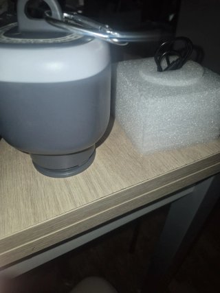 Ventilador portátil con luz y pantalla