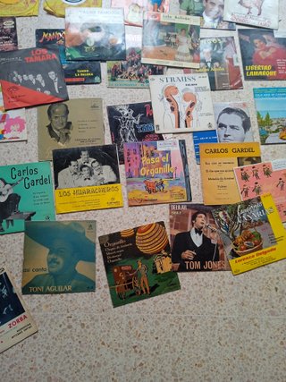Lote Discos Vinilo Singles Antiguos