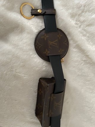 Cinturón Louis Vuitton Monogram Marrón y Dorado