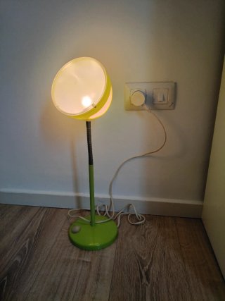 Lámpara Escritorio Ikea Skojig Vintage Verde Nube