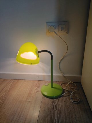 Lámpara Escritorio Ikea Skojig Vintage Verde Nube