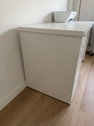 Escritorio Ikea Blanco con Cajonera