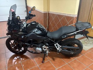 BMW F 750 GS Triple Black suspension baja de orige