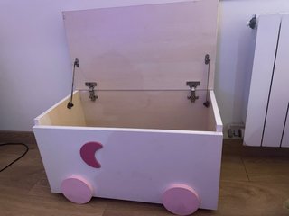 Baúl juguetero infantil de madera(LEGO, peluches)