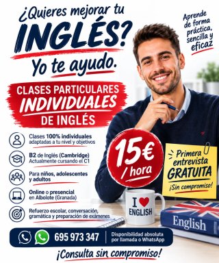 CLASES PARTICULARES INGLES